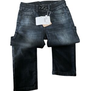 Mayoral brand size 6 Stylish Black Denim Jeans NWT